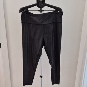 Terez Shimmering Black Leggings